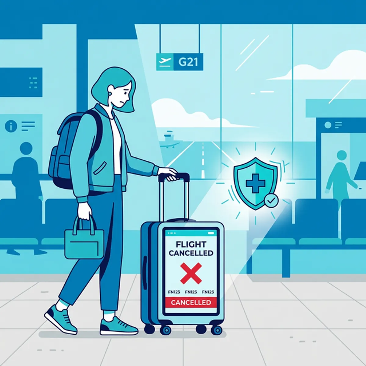 Titelbild für den Artikel: Reiserücktrittsversicherung als Nomade – Brauche ich das? 2026