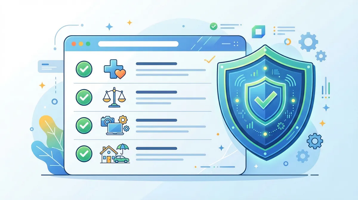 Titelbild für den Artikel: Versicherungen für Freelancer im Ausland – Die komplette Checkliste 2026